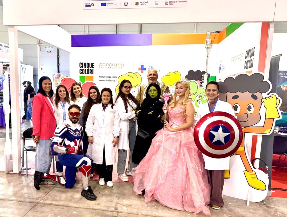 La ASL Roma 1 porta il progetto Cinque Colori al Romics per promuovere salute e prevenzione tra le famiglie