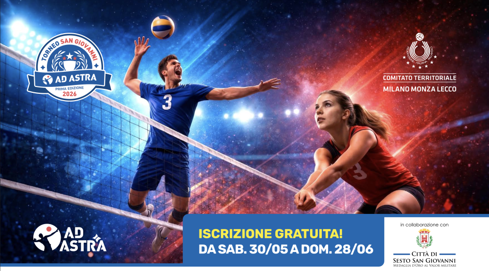 Torneo San Giovanni, a Sesto la prima edizione del volley giovanile firmato Ad Astra