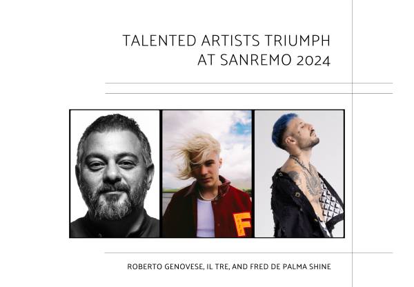 Warner Music Italia: Trionfo di Talenti con Roberto Genovese, Il Tre e Fred De Palma al Festival di Sanremo 2024