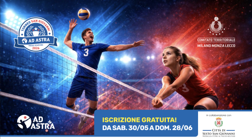 Torneo San Giovanni, a Sesto la prima edizione del volley giovanile firmato Ad Astra